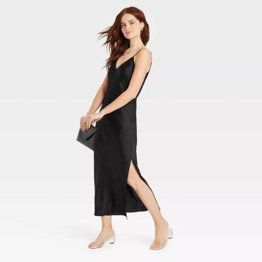 Coquette Glam A New Day Maxi Black Dress Women's Size S
